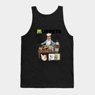 Swedish Chef Action figure Black Tank Top